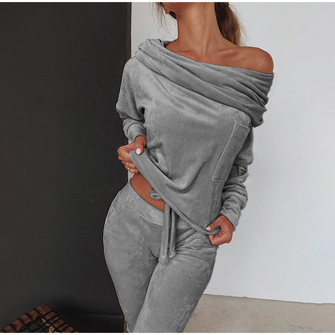 Off-shoulder Loungewear