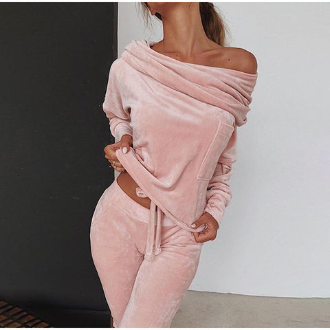 Off-shoulder Loungewear