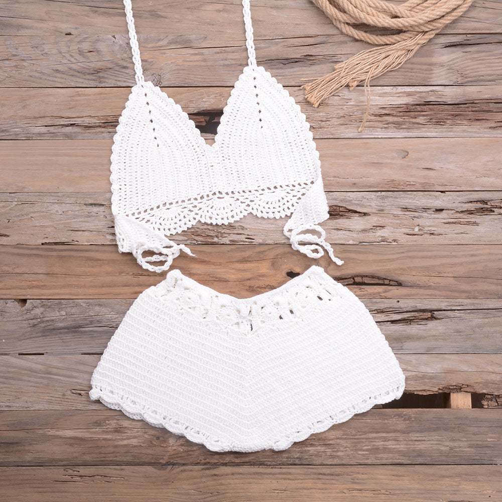 Crocheting Woven Lace Swimsuit