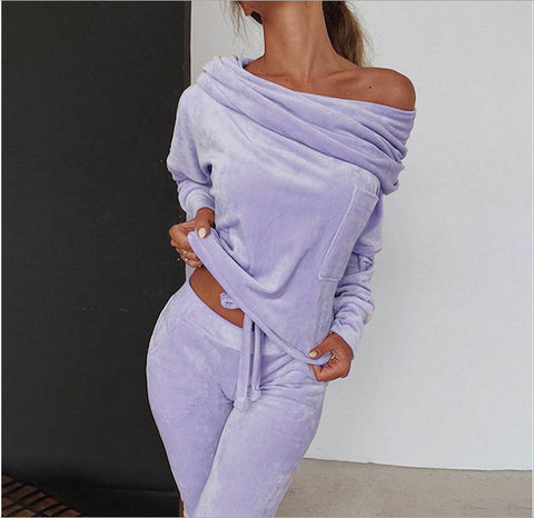 Off-shoulder Loungewear