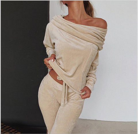 Off-shoulder Loungewear