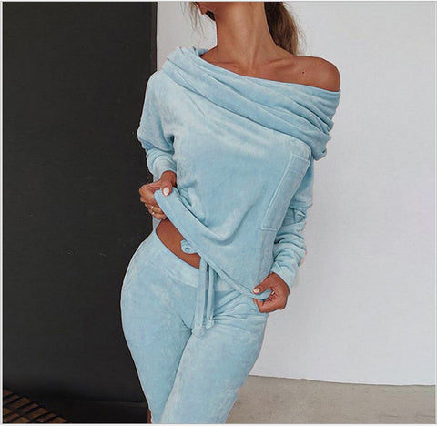 Off-shoulder Loungewear