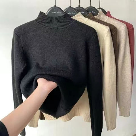 Fleece Turtleneck Sweater