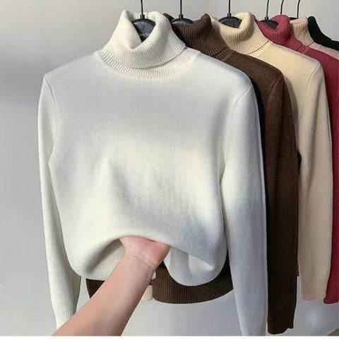 Fleece Turtleneck Sweater