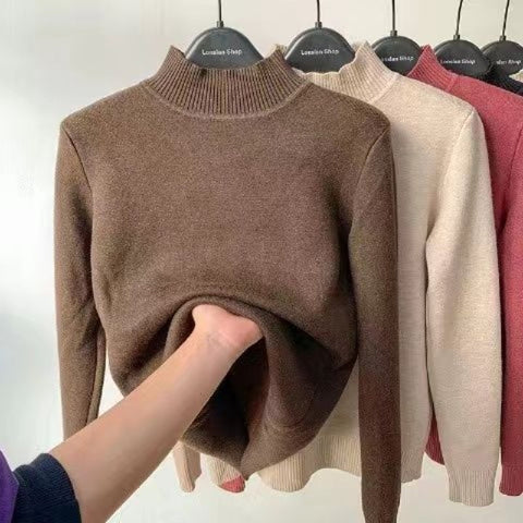 Fleece Turtleneck Sweater