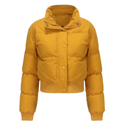 High Collar Padded Bread Coat