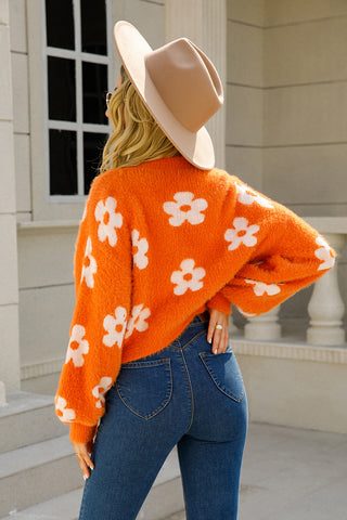 Hipster Floral Sweater