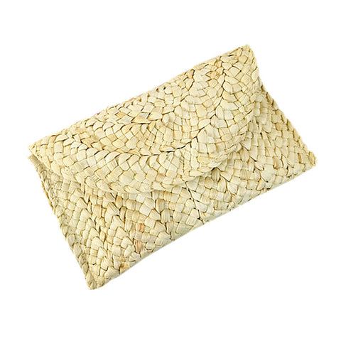 Corn Husk Clutch Bag