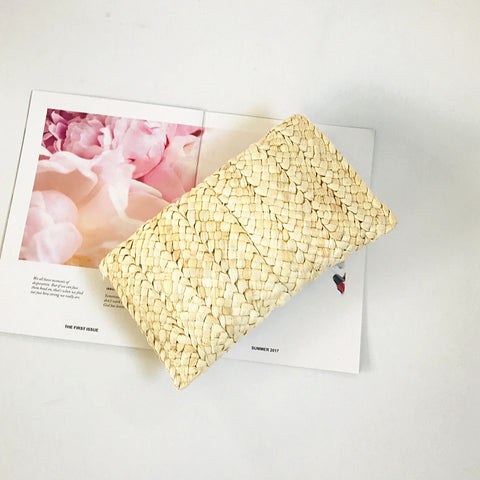 Corn Husk Clutch Bag