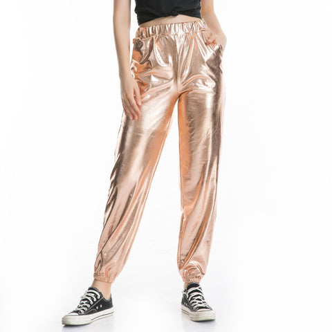 Hologram Laser Loose Trousers