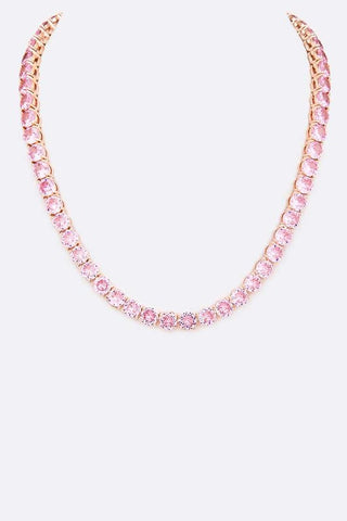 18 Cubic Zirconia Necklace