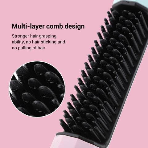 It now 2 In 1 Hair Straightener Brush