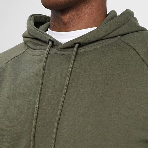 Mens Long Sleeve With Pleated Stripes Hoodies