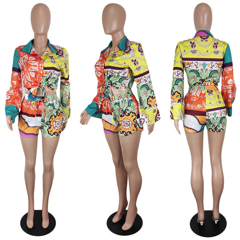 Mixit Printed Two-Piece Set