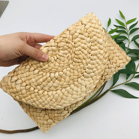 Corn Husk Clutch Bag