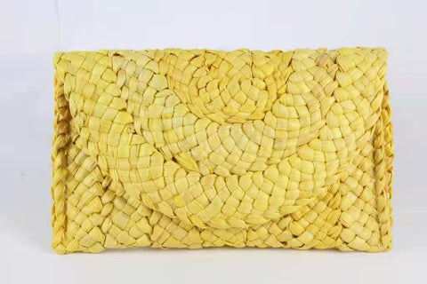 Corn Husk Clutch Bag