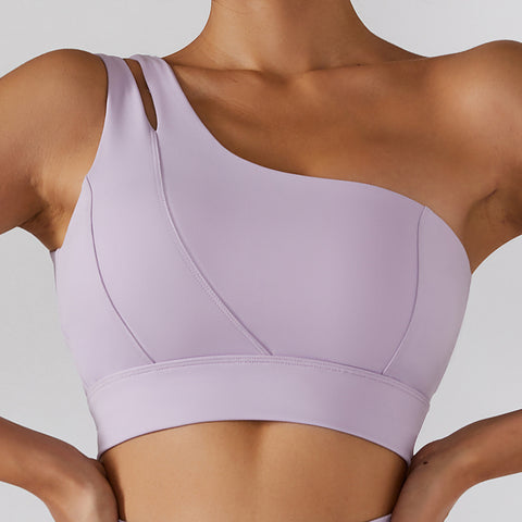 One Piece Rib Shoulder Yoga  Back Bra Shockproof