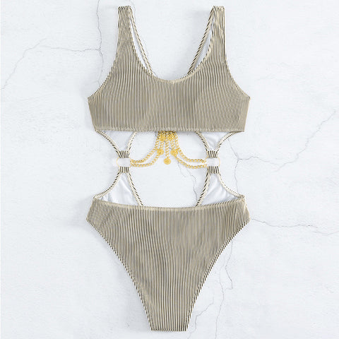 Chain One Piece Swimsuit