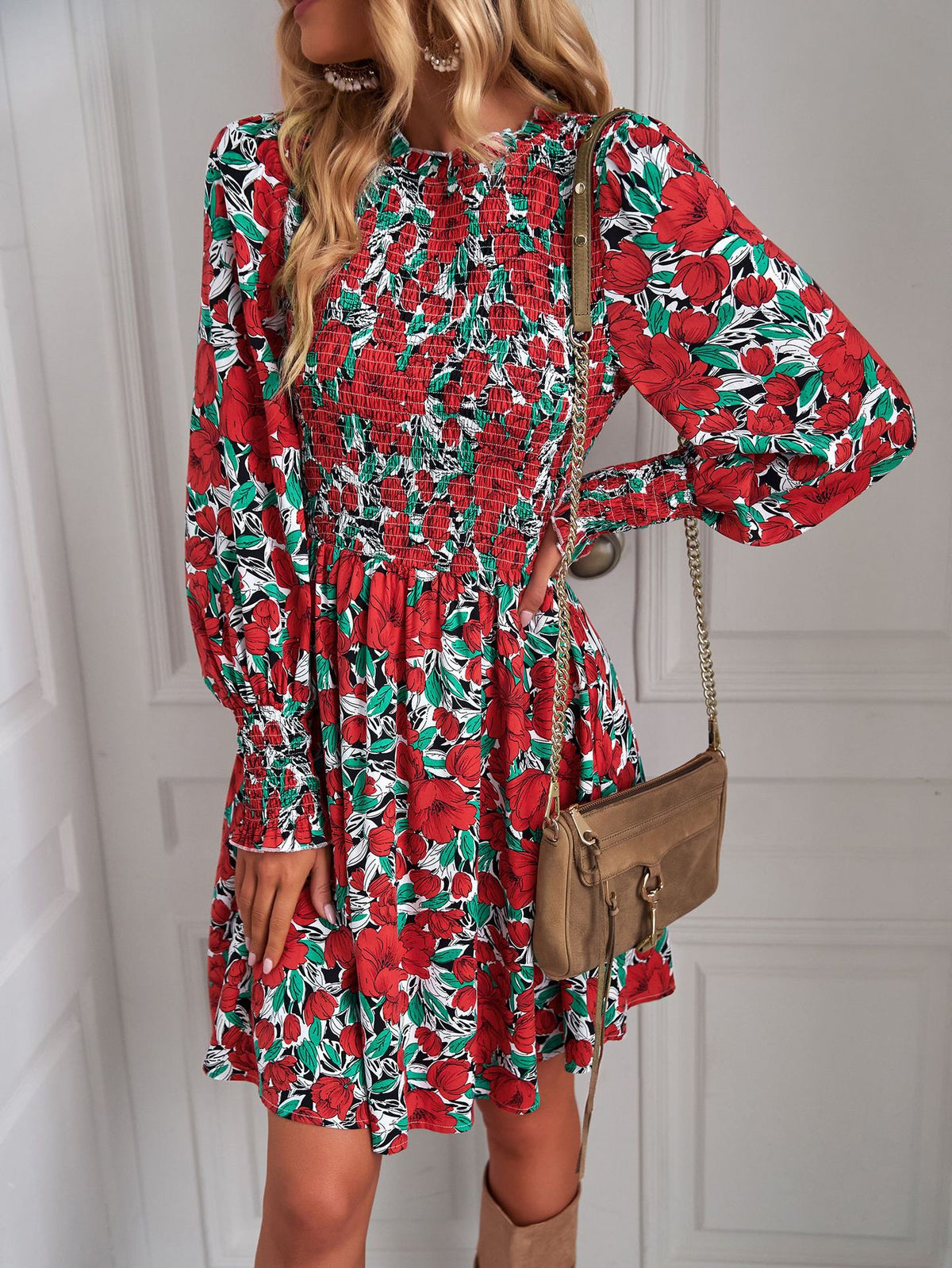 Four Seasons Printed  Dress