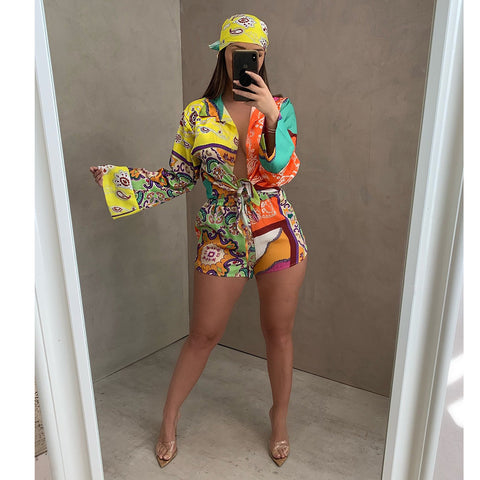 Mixit Printed Two-Piece Set