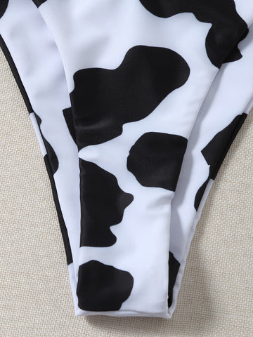 Cow Print Bikini