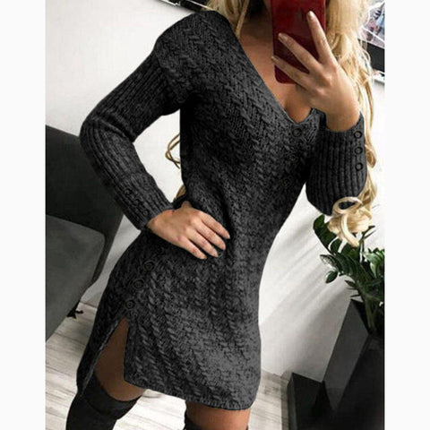 Knitted Sweater Dress