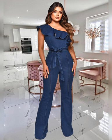 Classy Denim Jumpsuit