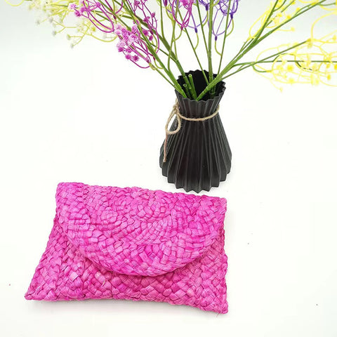 Corn Husk Clutch Bag