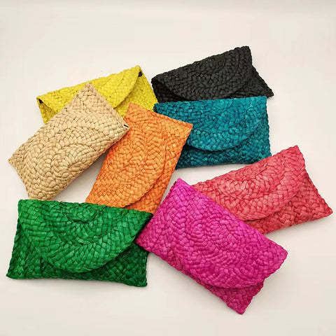 Corn Husk Clutch Bag