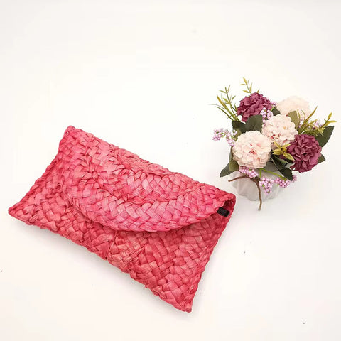 Corn Husk Clutch Bag