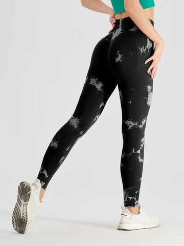 Seamless Tie Dye Leggings