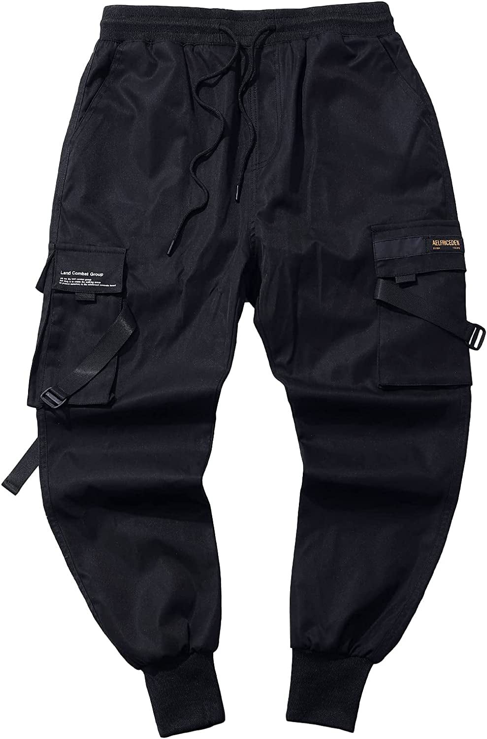 Drawstring Joggers Multi-Pocket Pants  